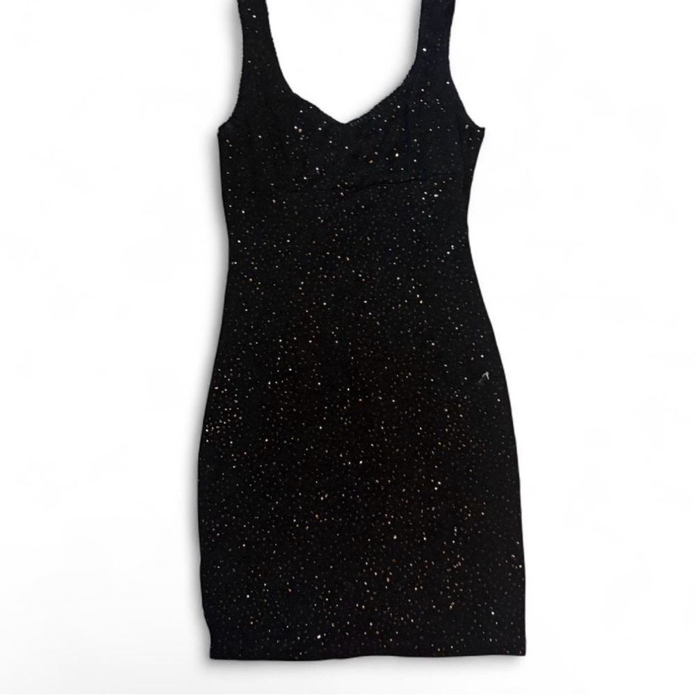 Mystic Elegant Black Sleeveless Dress Womens Large